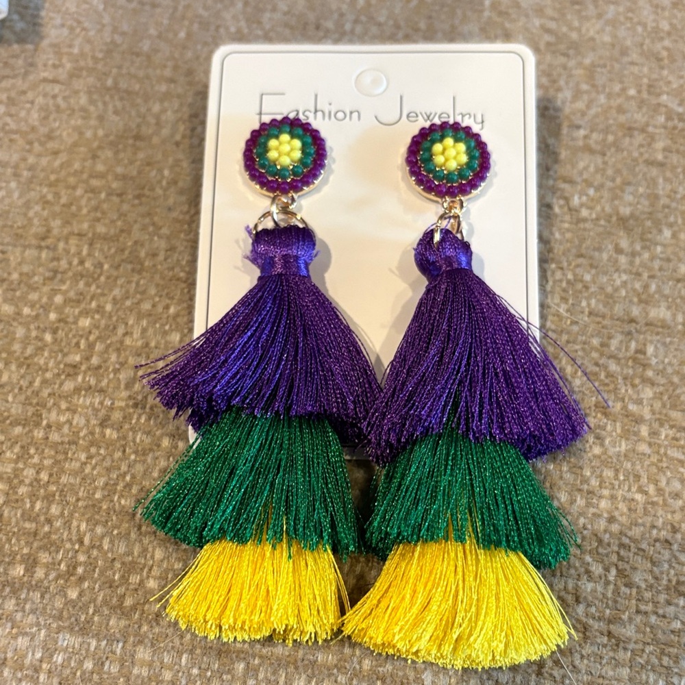 Colorful Tassel Earrings